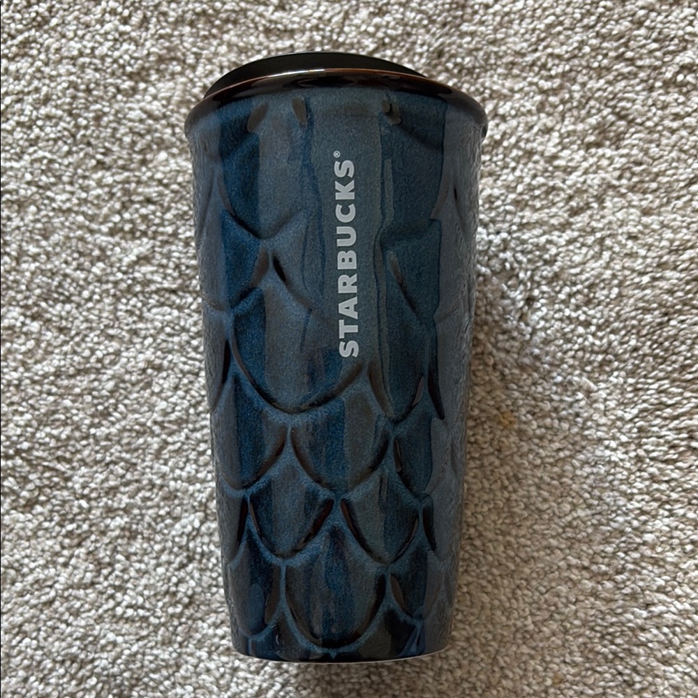Starbucks Blue Ceramic Tumbler